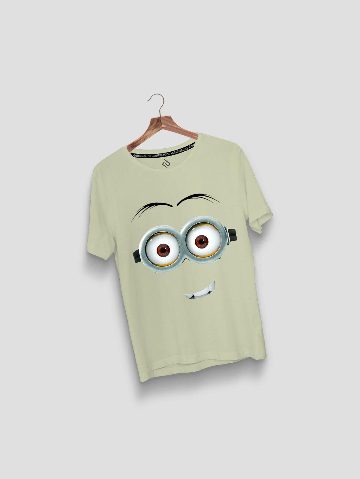 Plain Classic Fit Minions T-Shirt for Kids - emoaura