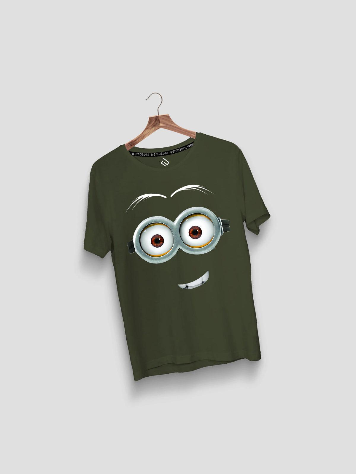 Plain Classic Fit Minions T-Shirt for Kids - emoaura