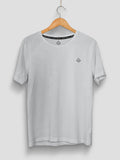 Plain Classic Fit T-Shirt with logo on chest - emoaura | India's favorite fashion brand