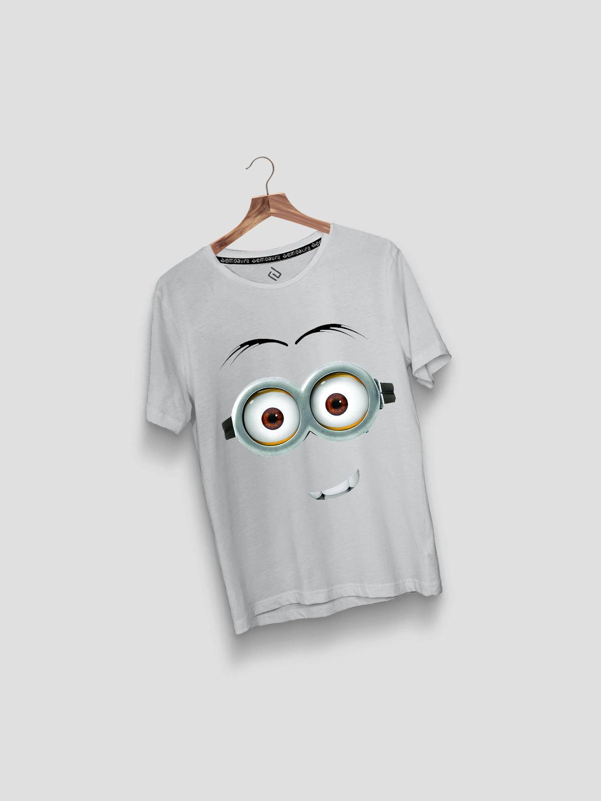 Plain Classic Fit Minions T-Shirt for Kids - emoaura