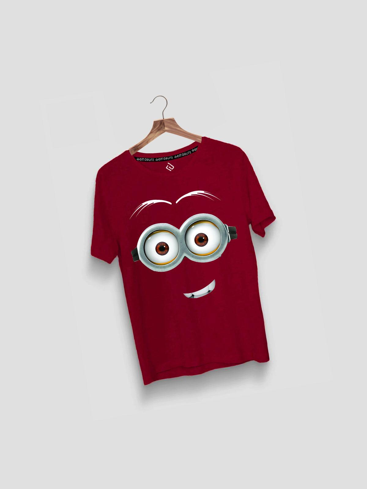 Plain Classic Fit Minions T-Shirt for Kids - emoaura