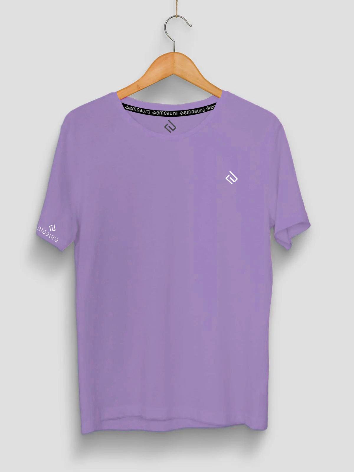 Plain Classic Fit T-Shirt Branding (Chest & Sleeve) on chest - emoaura | India's favorite fashion brand