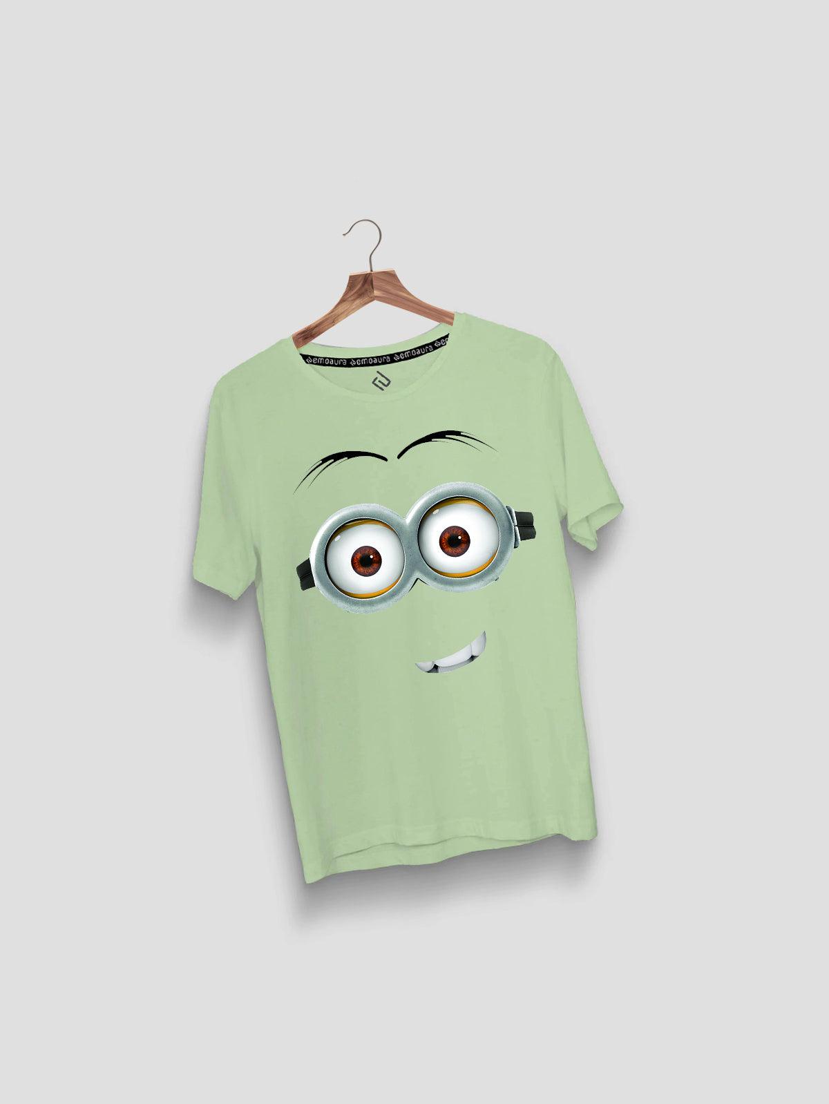 Plain Classic Fit Minions T-Shirt for Kids - emoaura