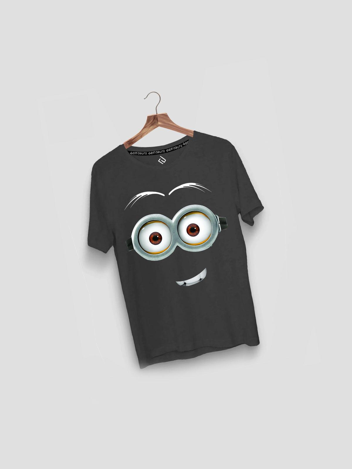 Plain Classic Fit Minions T-Shirt for Kids - emoaura