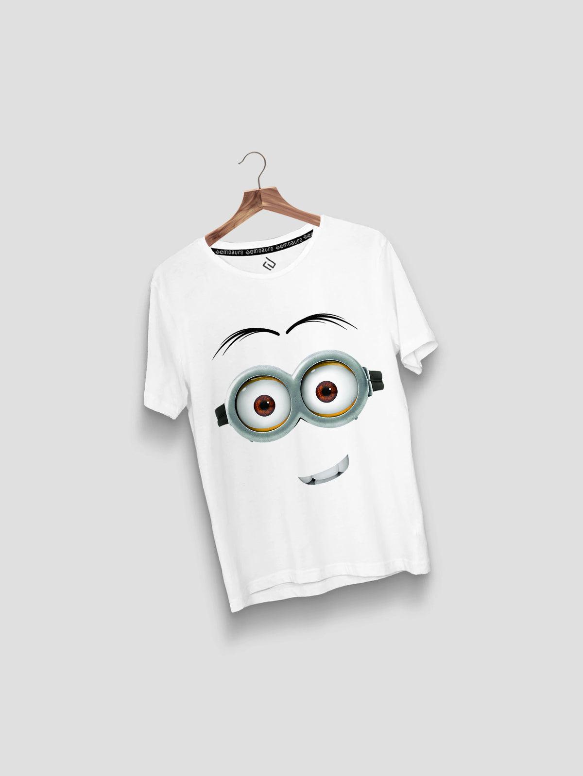 Plain Classic Fit Minions T-Shirt for Kids - emoaura