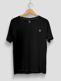 Plain Classic Fit T-Shirt with logo on chest - emoaura | India's favorite fashion brand