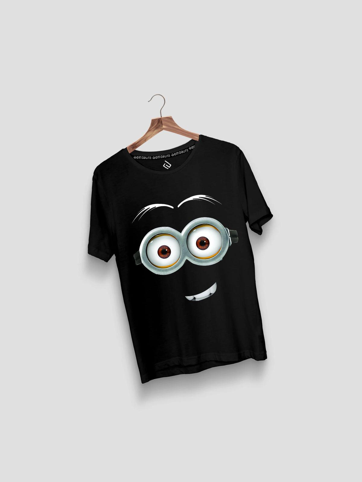 Plain Classic Fit Minions T-Shirt for Kids - emoaura