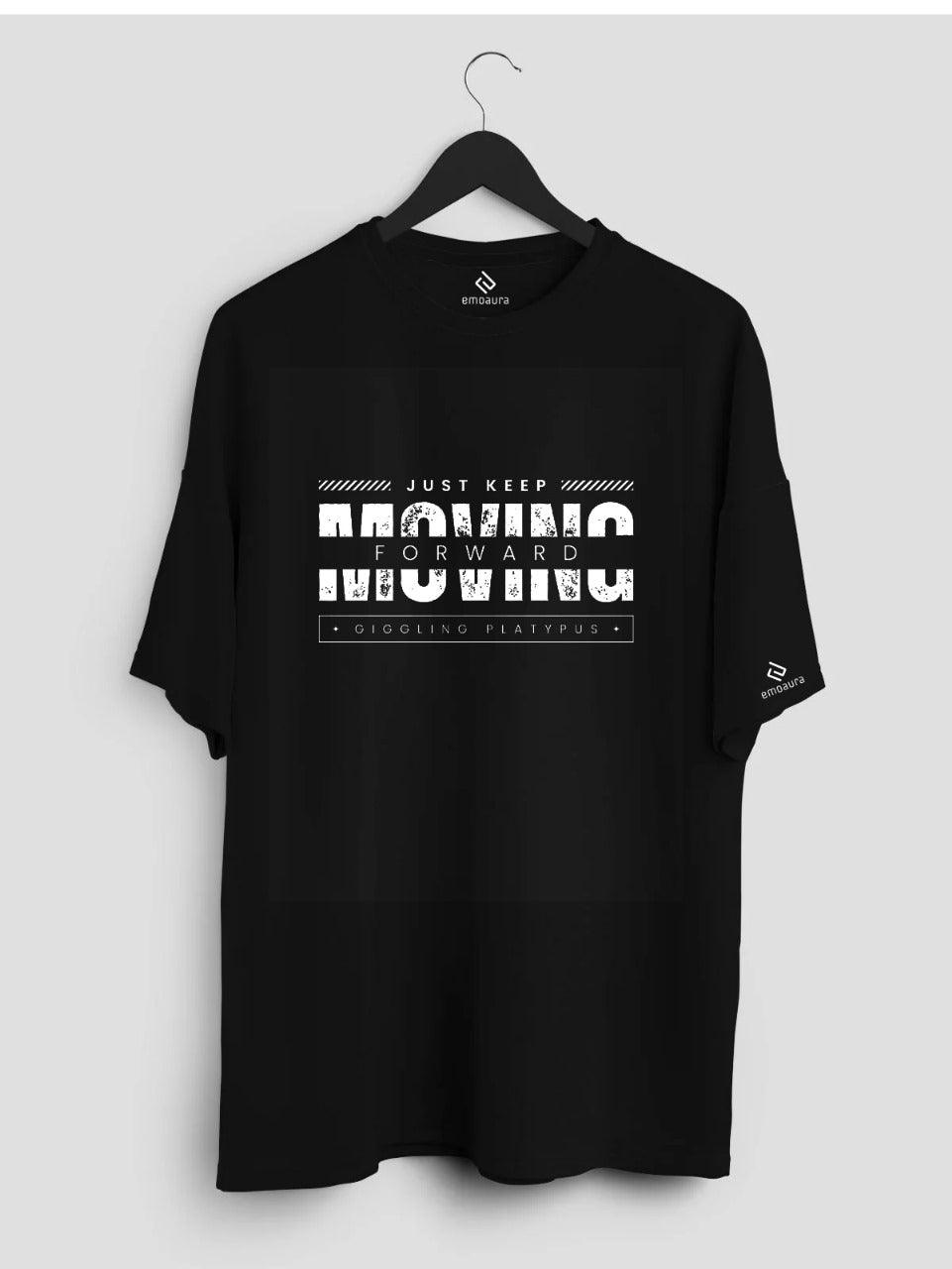 Short Sleeve Just Keep Moving T - Shirt - emoaura | India's favorite fashion brand