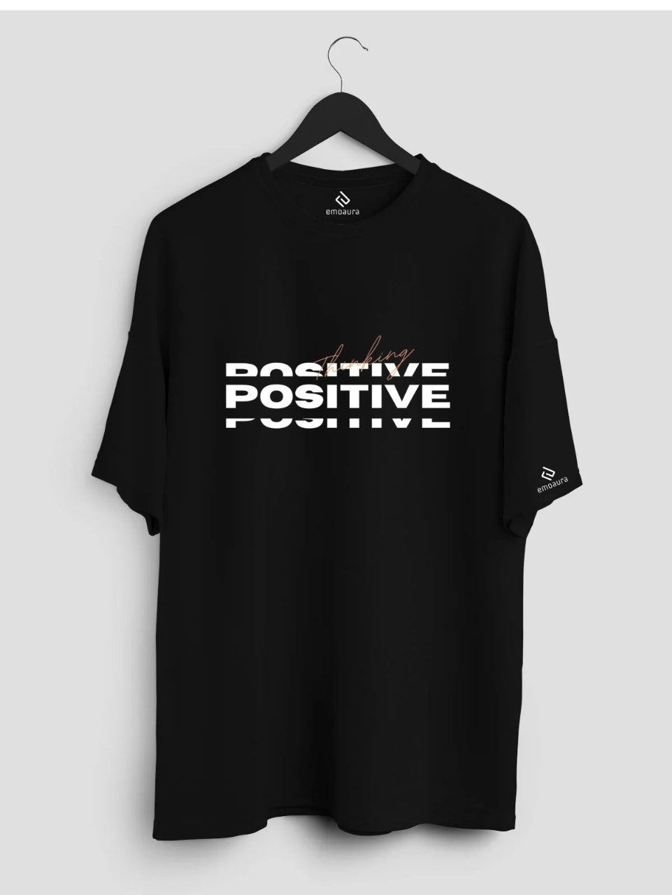 Short Sleeve Positive T - Shirt - emoaura | India's favorite fashion brand